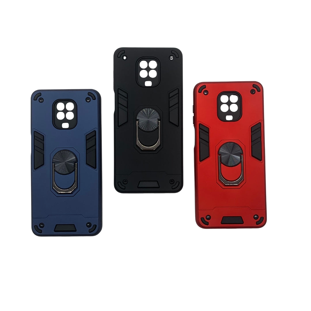 Redmi Note 9S Hard PC Shockproof Case with Ring Holder