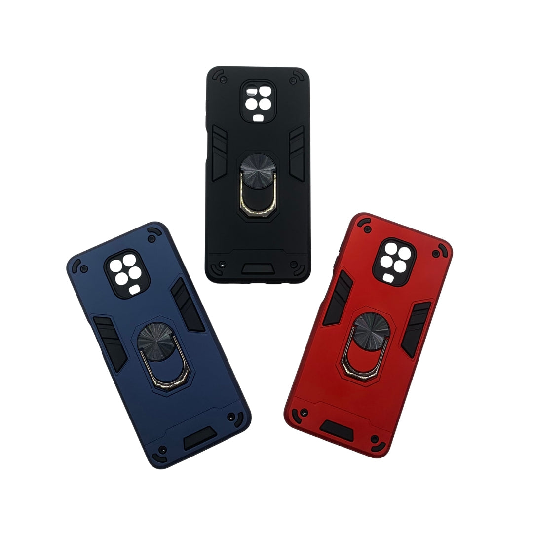 Redmi Note 9S Hard PC Shockproof Case with Ring Holder