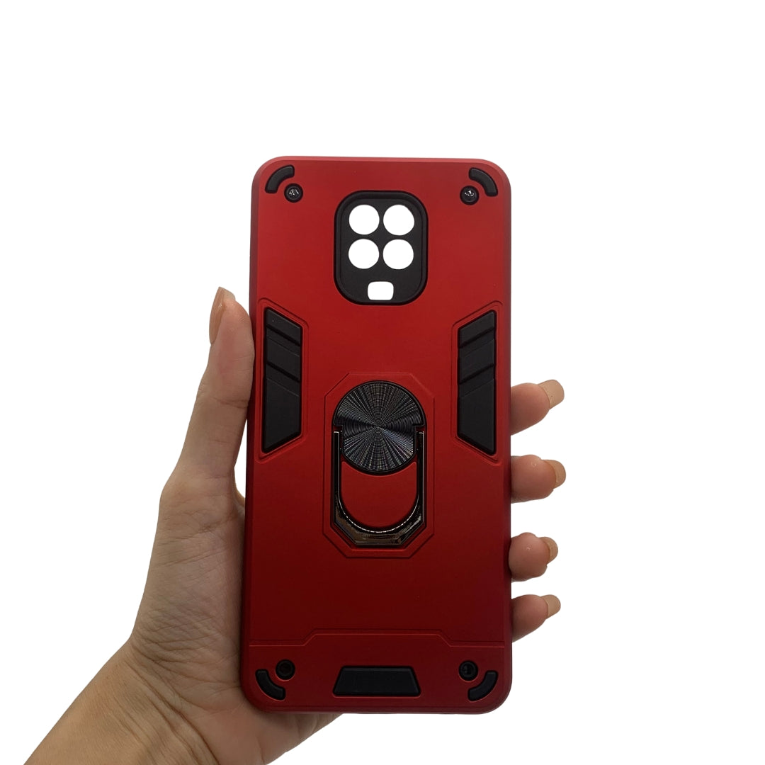 Redmi Note 9S Hard PC Shockproof Case with Ring Holder