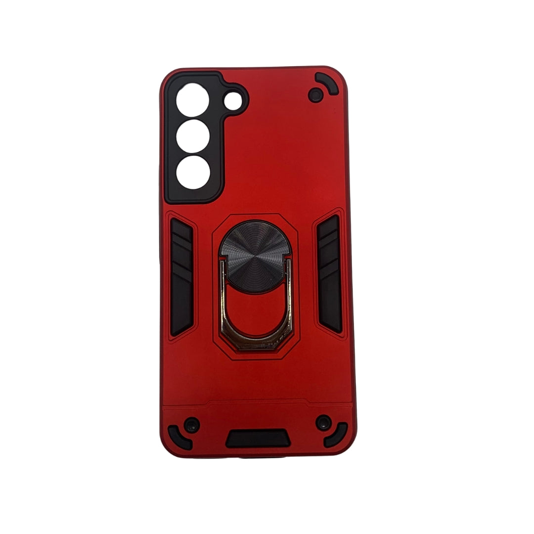 Samsung S22 Hard PC Case with Ring Holder, Shockproof Slim Cover