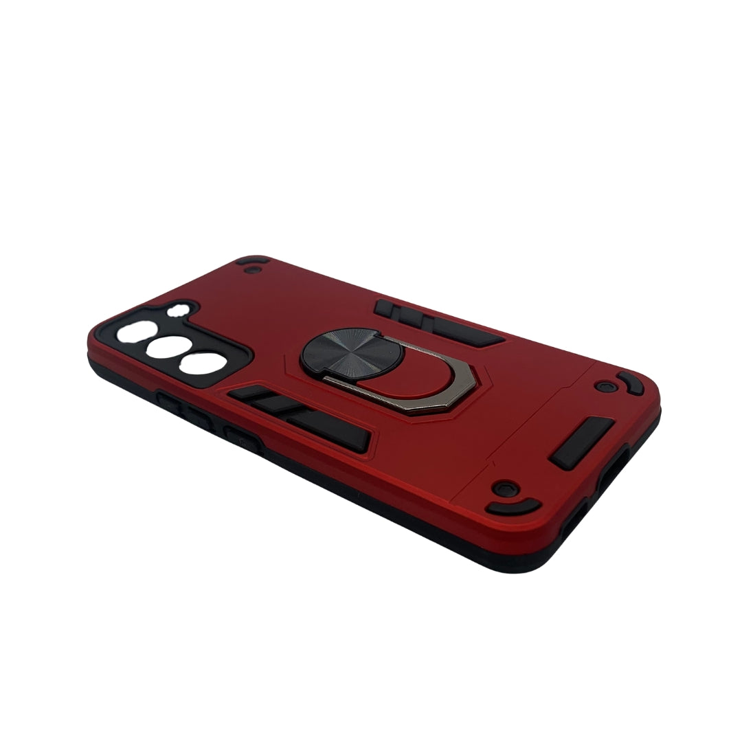 Samsung S22 Hard PC Case with Ring Holder, Shockproof Slim Cover