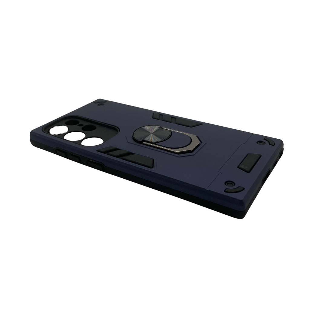 Samsung S22 Ultra Hard PC Case with Ring Holder, Shockproof Slim Cover