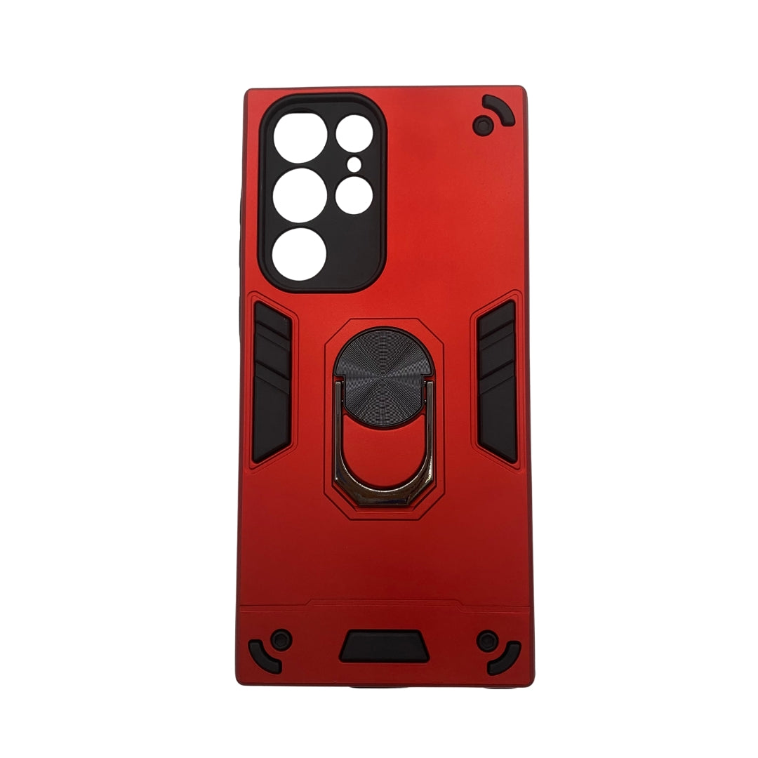 Samsung S22 Ultra Hard PC Case with Ring Holder, Shockproof Slim Cover