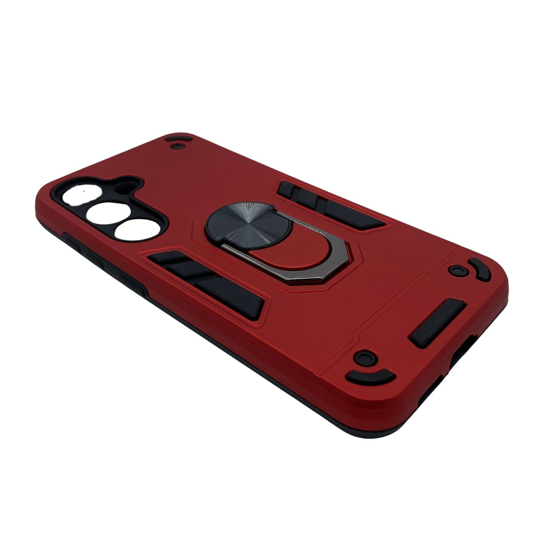 Samsung S24 Slim Shockproof Hard PC Case with Ring Holder