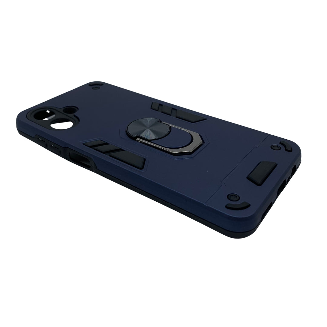 Samsung A07 Shockproof Hard PC Case with Ring Holder