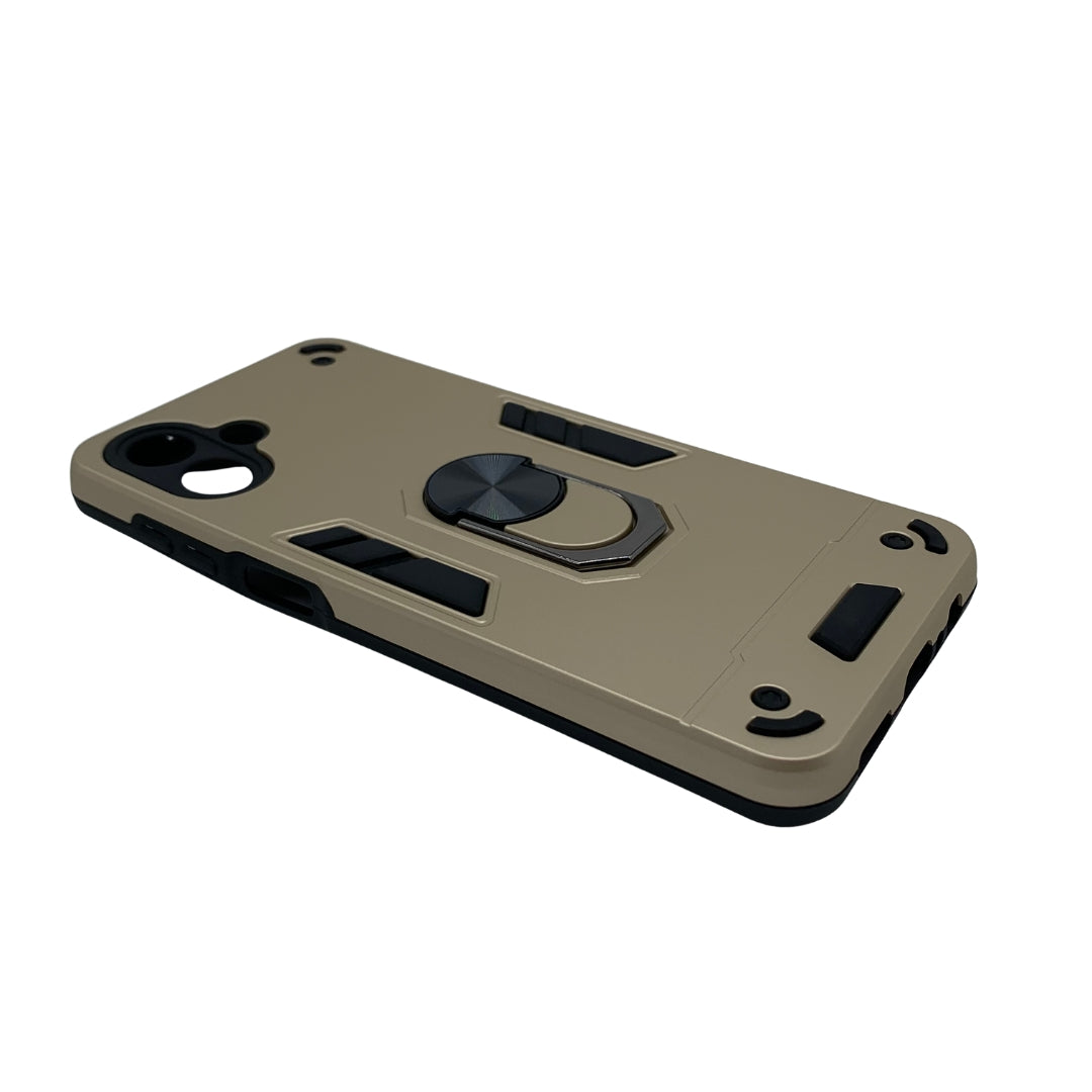 Samsung A07 Shockproof Hard PC Case with Ring Holder