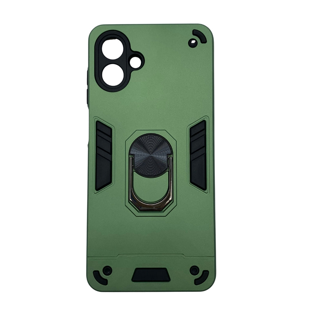 Samsung A07 Shockproof Hard PC Case with Ring Holder