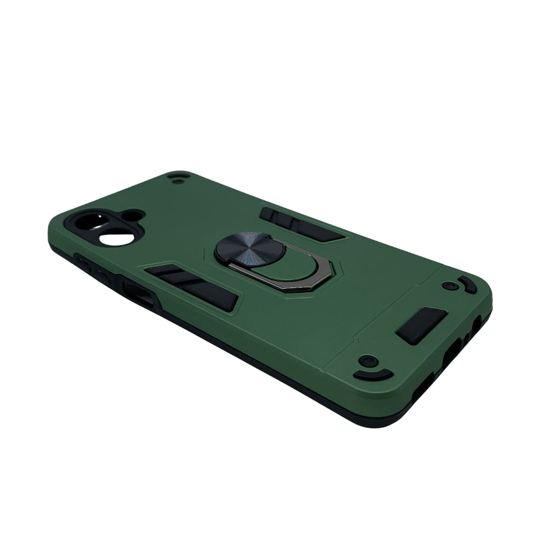Samsung A07 Shockproof Hard PC Case with Ring Holder