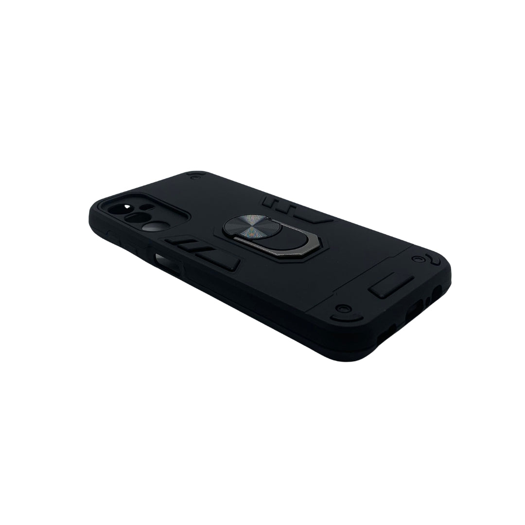 Samsung A14 Hard PC Case with Ring Holder - Shockproof Slim Cover