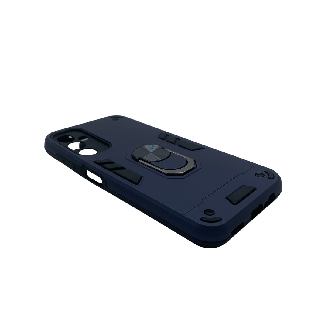 Samsung A14 Hard PC Case with Ring Holder - Shockproof Slim Cover