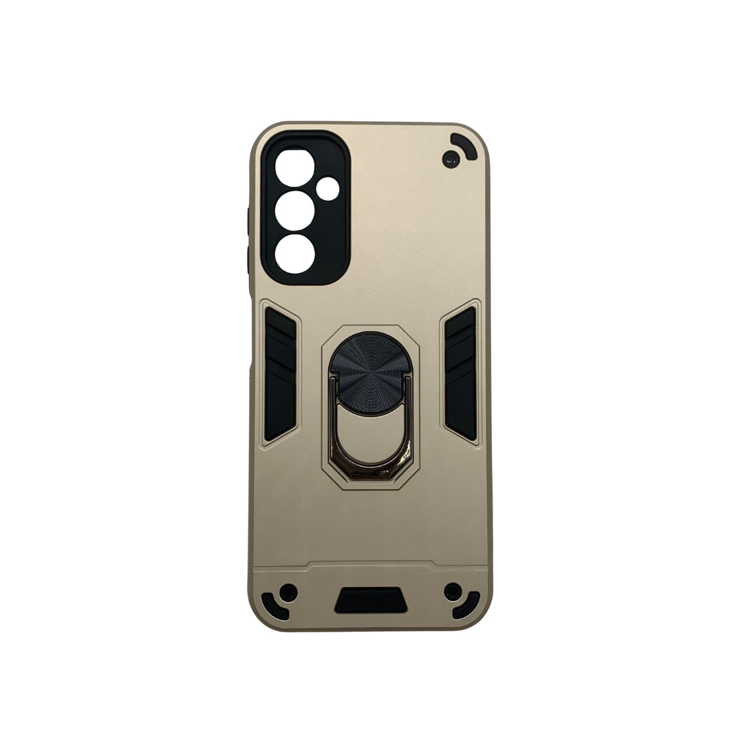 Samsung A14 Hard PC Case with Ring Holder - Shockproof Slim Cover