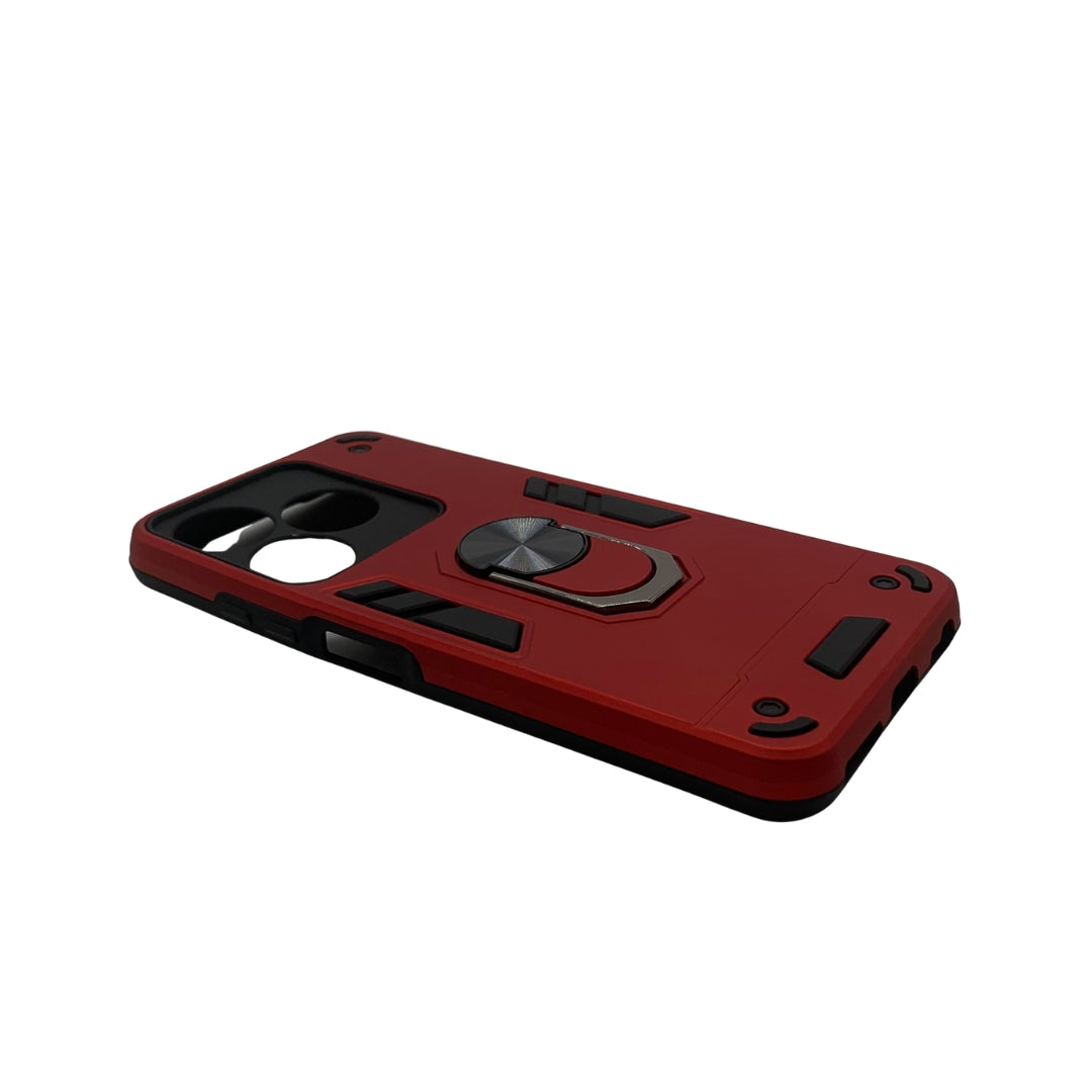 Tecno Spark 10 Hard PC Case with Ring Holder - Shockproof Slim Cover