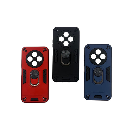 Tecno Spark 30C Hard Shockproof Case with Ring Holder & Kickstand