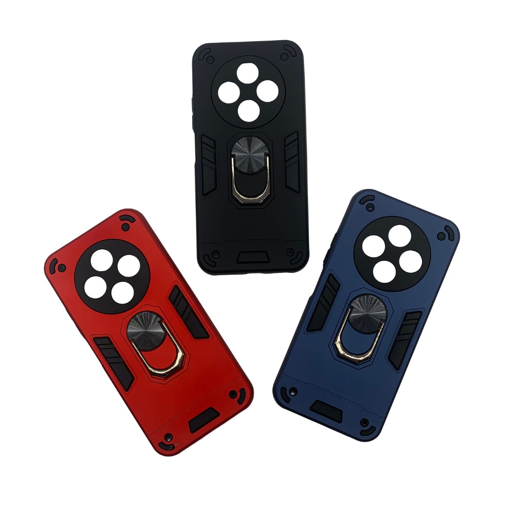 Tecno Spark 30C Hard Shockproof Case with Ring Holder & Kickstand