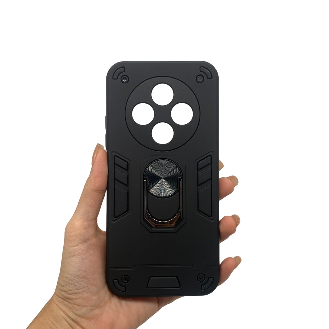 Tecno Spark 30C Hard Shockproof Case with Ring Holder & Kickstand