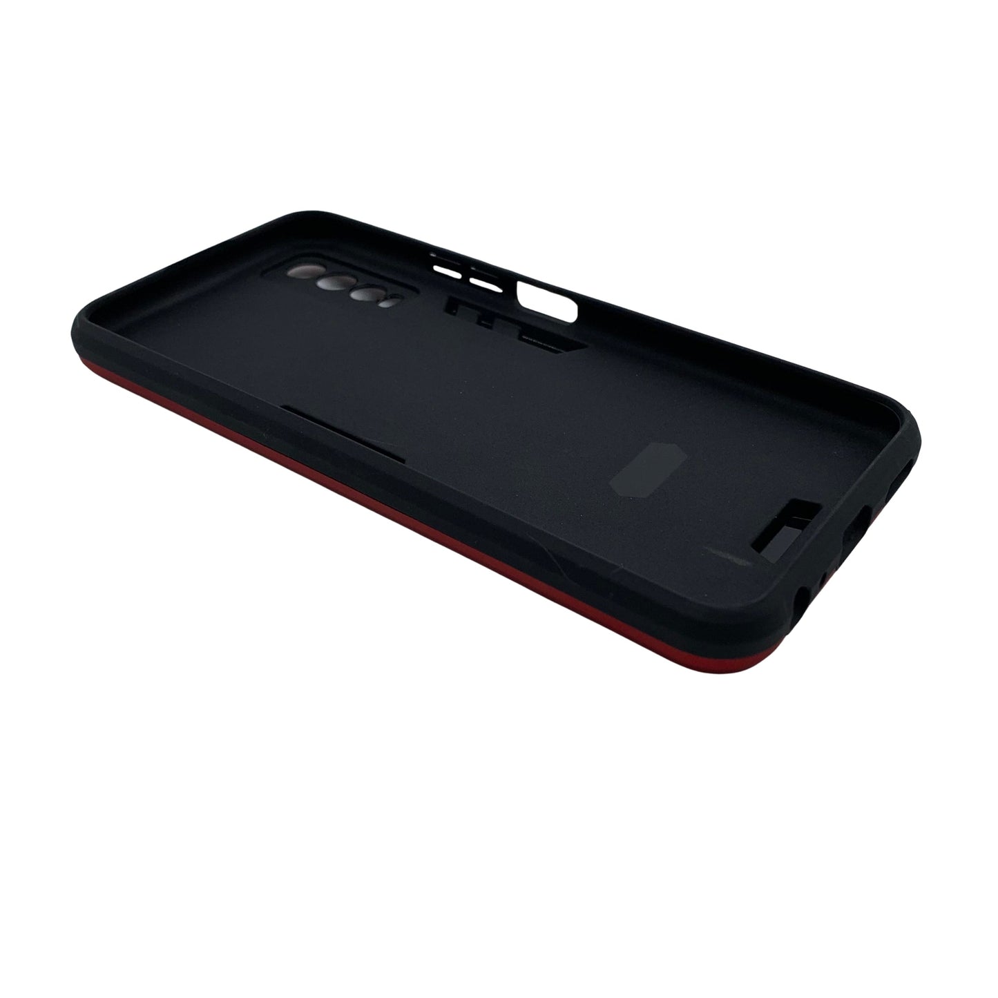 Vivo Y12s Hard PC Case with Ring Holder - Shockproof Armour Back Cover