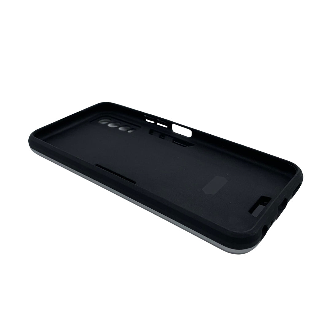 Vivo Y12s Hard PC Case with Ring Holder - Shockproof Armour Back Cover
