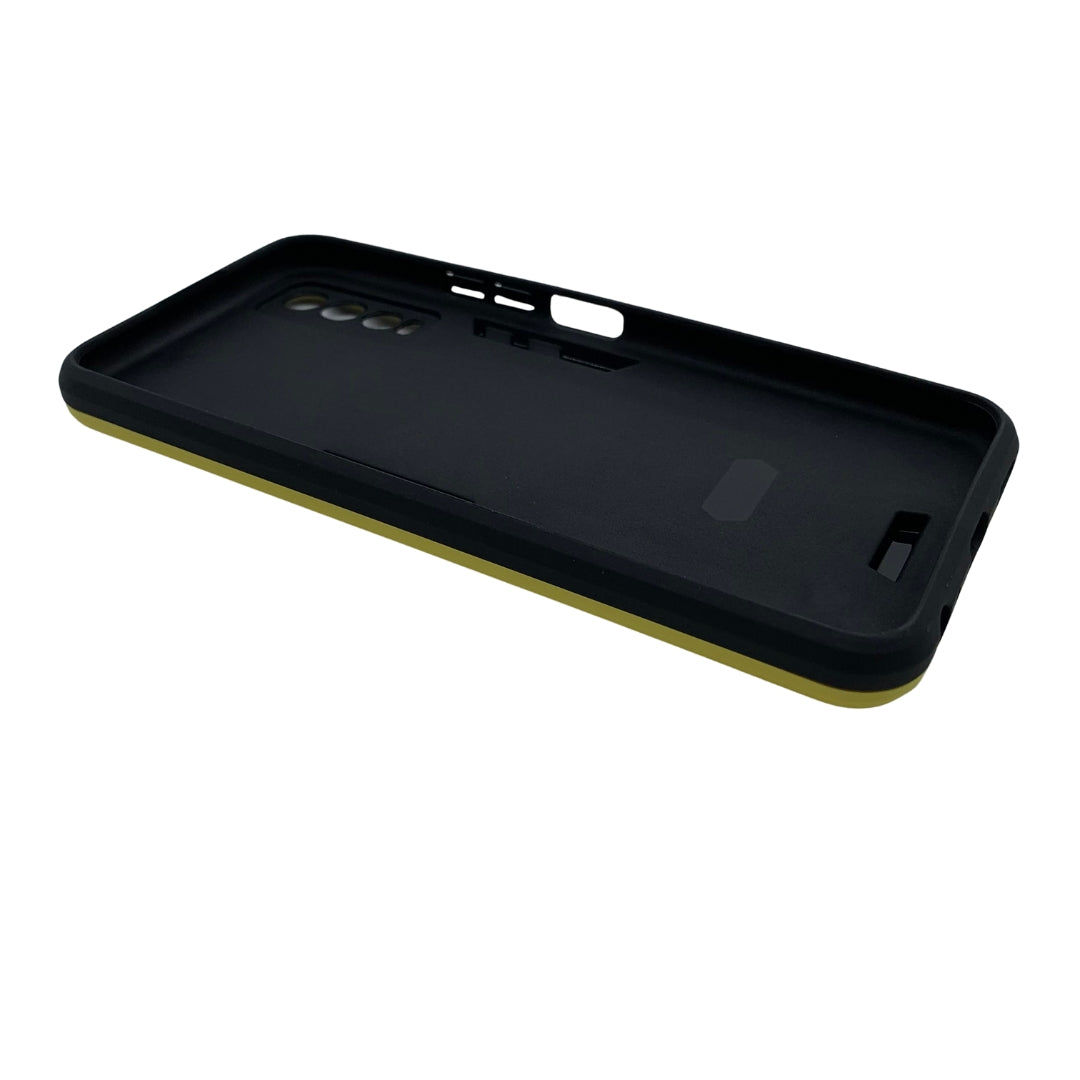 Vivo Y12s Hard PC Case with Ring Holder - Shockproof Armour Back Cover