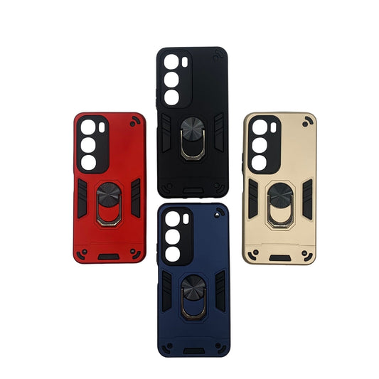 Vivo Y19s Hard PC Shockproof Case with Ring Holder Slim Cover