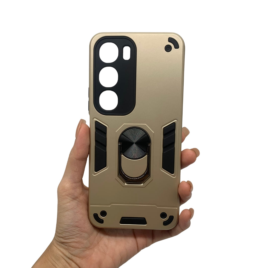 Vivo Y19s Hard PC Shockproof Case with Ring Holder Slim Cover