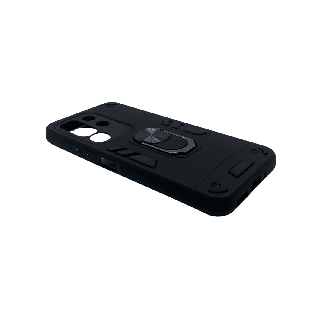 Vivo Y29 4G Hard PC Case: Shockproof Slim Cover with Ring Holder