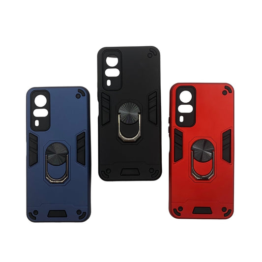 Vivo Y53s Shockproof Hard PC Case with Ring Holder Slim Cover