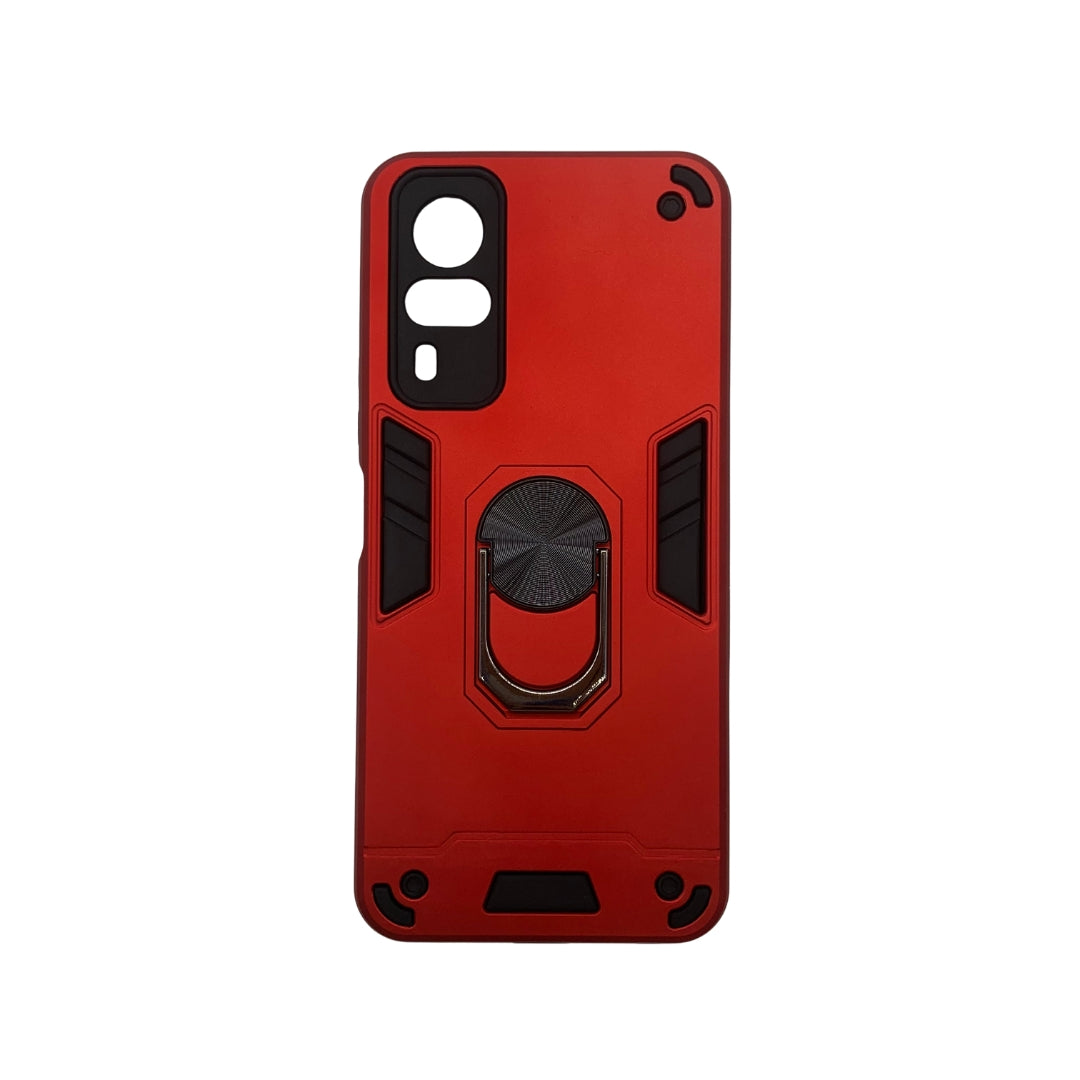 Vivo Y53s Shockproof Hard PC Case with Ring Holder Slim Cover