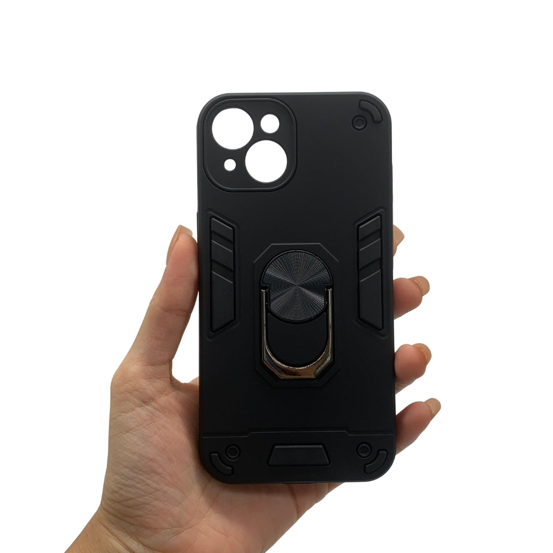 iPhone 14 Ring Holder Case, Shockproof Slim PC Cover