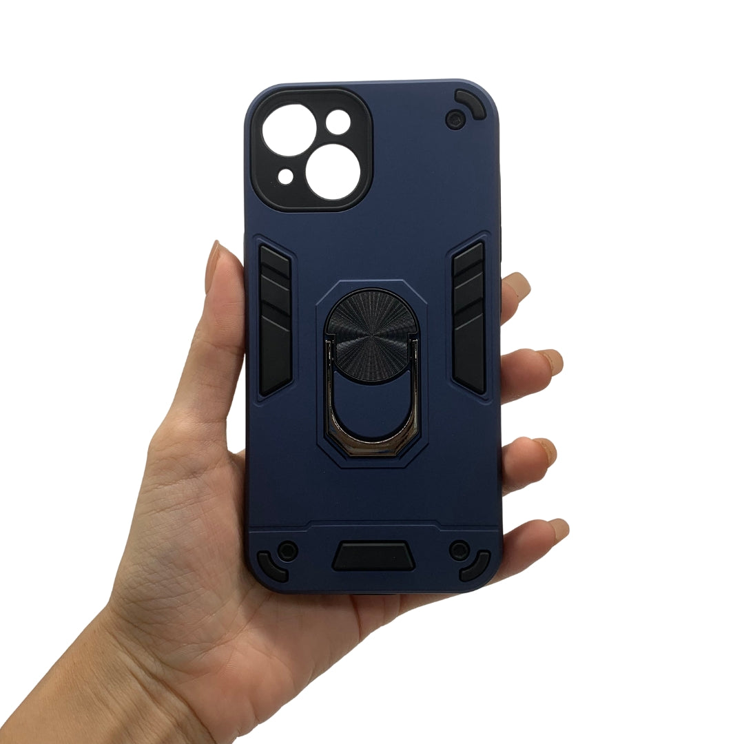 iPhone 14 Ring Holder Case, Shockproof Slim PC Cover