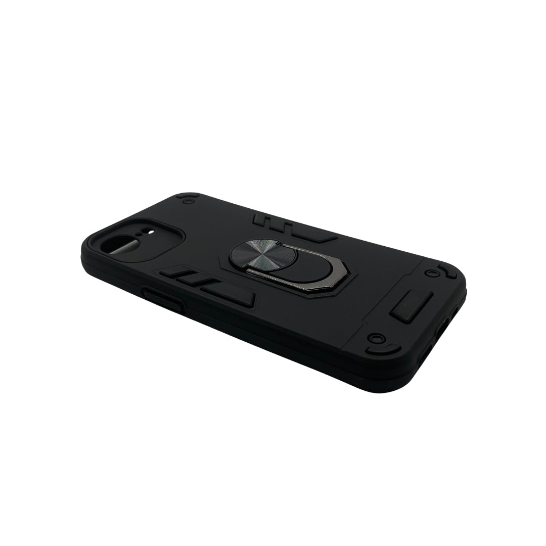 iPhone 16e Shockproof Hard PC Case with Ring Holder