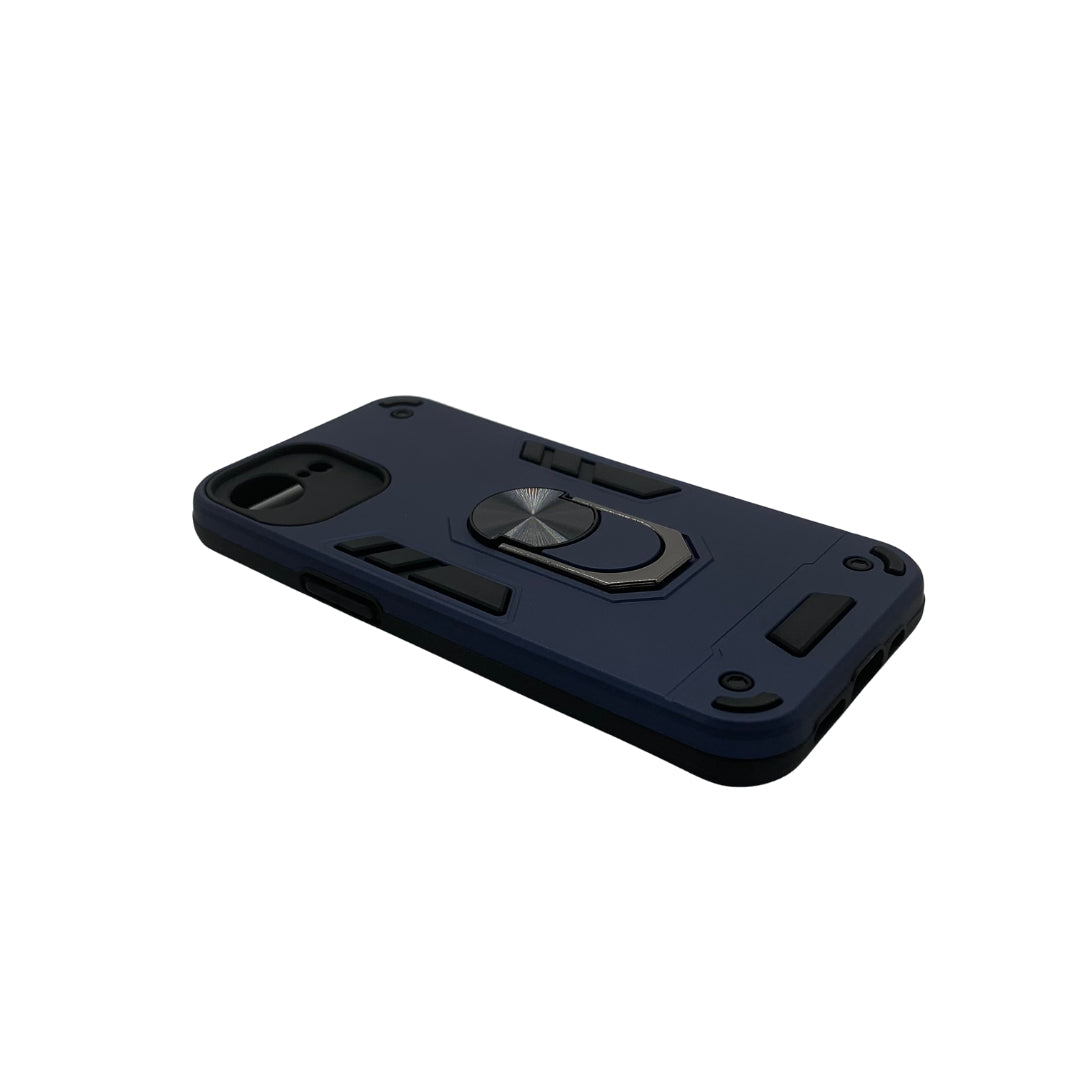 iPhone 16e Shockproof Hard PC Case with Ring Holder