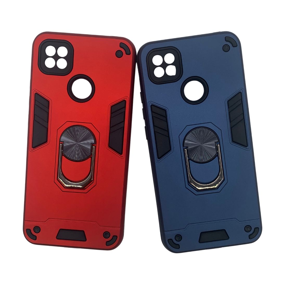 Redmi 10A Hard PC Case with ring holder Shockproof Slim back Cover