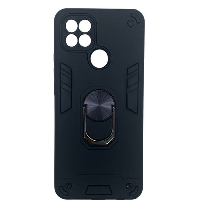 OPPO A15 Hard PC Case with ring holder Shockproof Slim back Cover