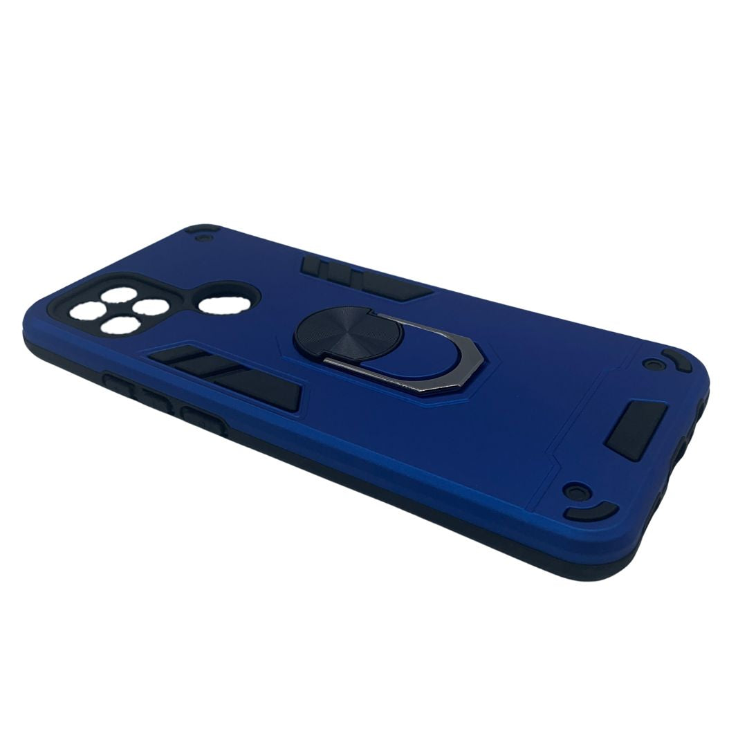OPPO A15 Hard PC Case with ring holder Shockproof Slim back Cover