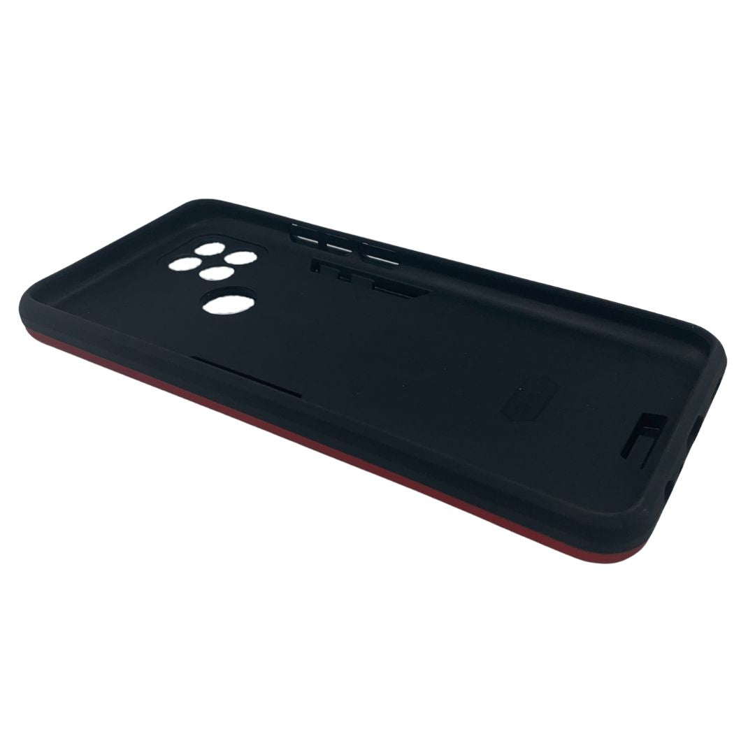 OPPO A15 Hard PC Case with ring holder Shockproof Slim back Cover