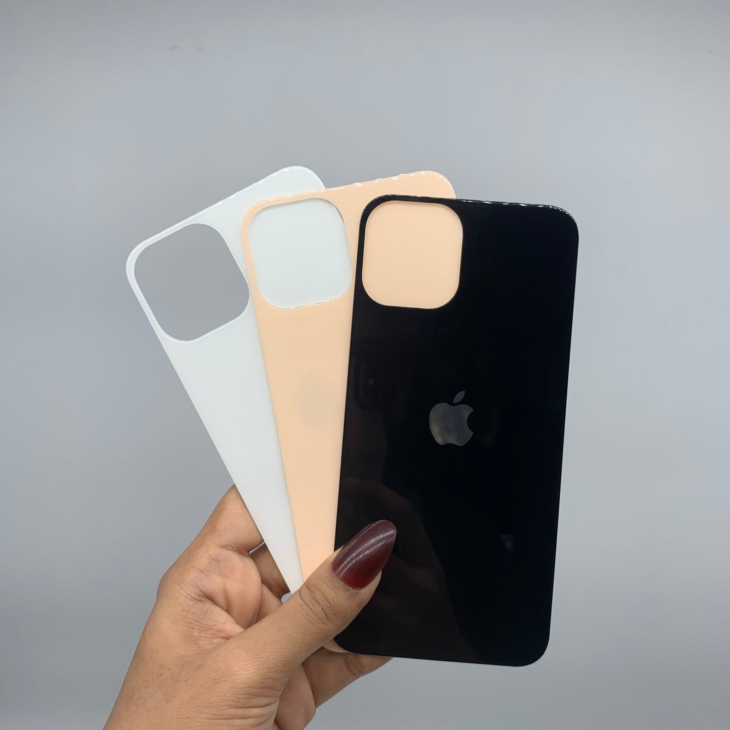 Coloured Back Tempered Glass for iPhone 12