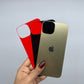 Coloured Back Tempered Glass for iPhone 14