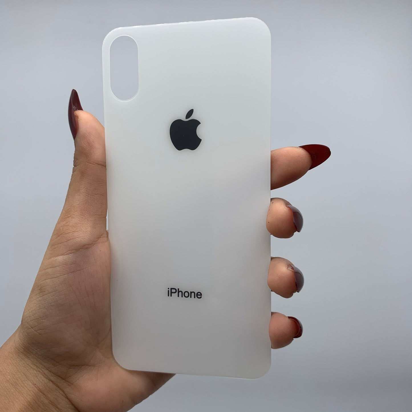 Coloured Back Tempered Glass for iPhone X / XS