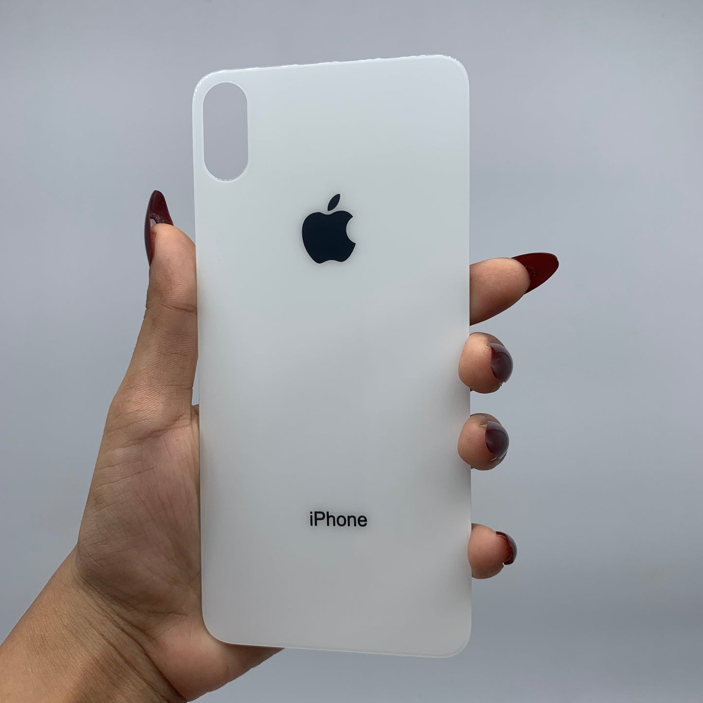 Coloured Back Tempered Glass for iPhone Xs max