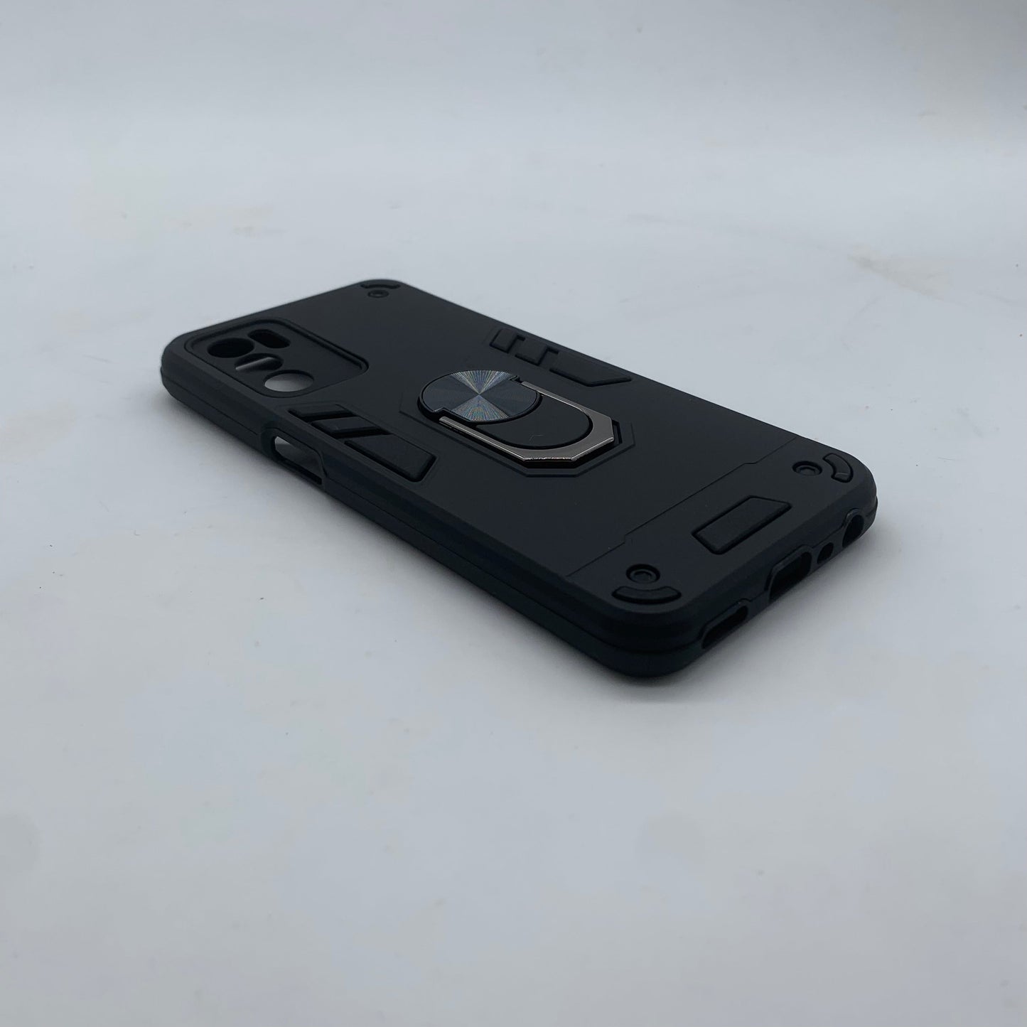 OPPO A16 Case with Ring Holder - Hard PC Shockproof Slim Cover