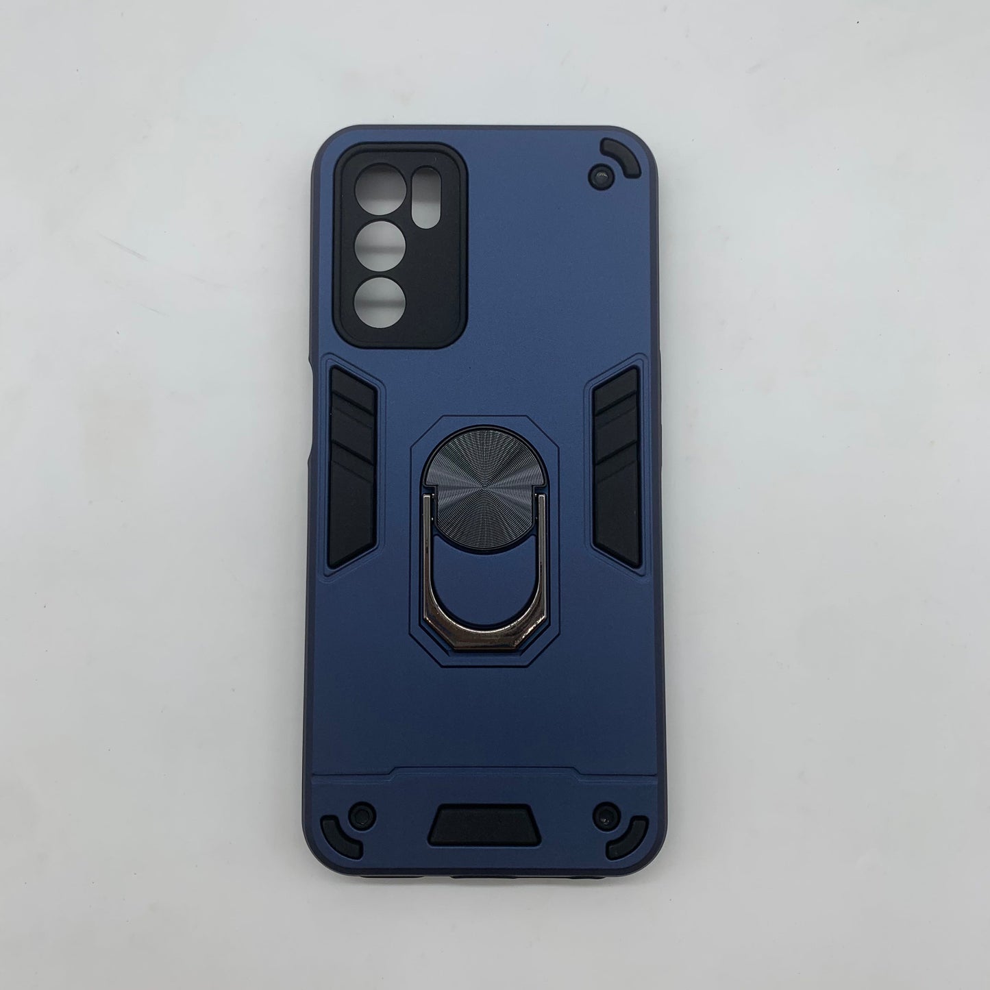 OPPO A16 Case with Ring Holder - Hard PC Shockproof Slim Cover