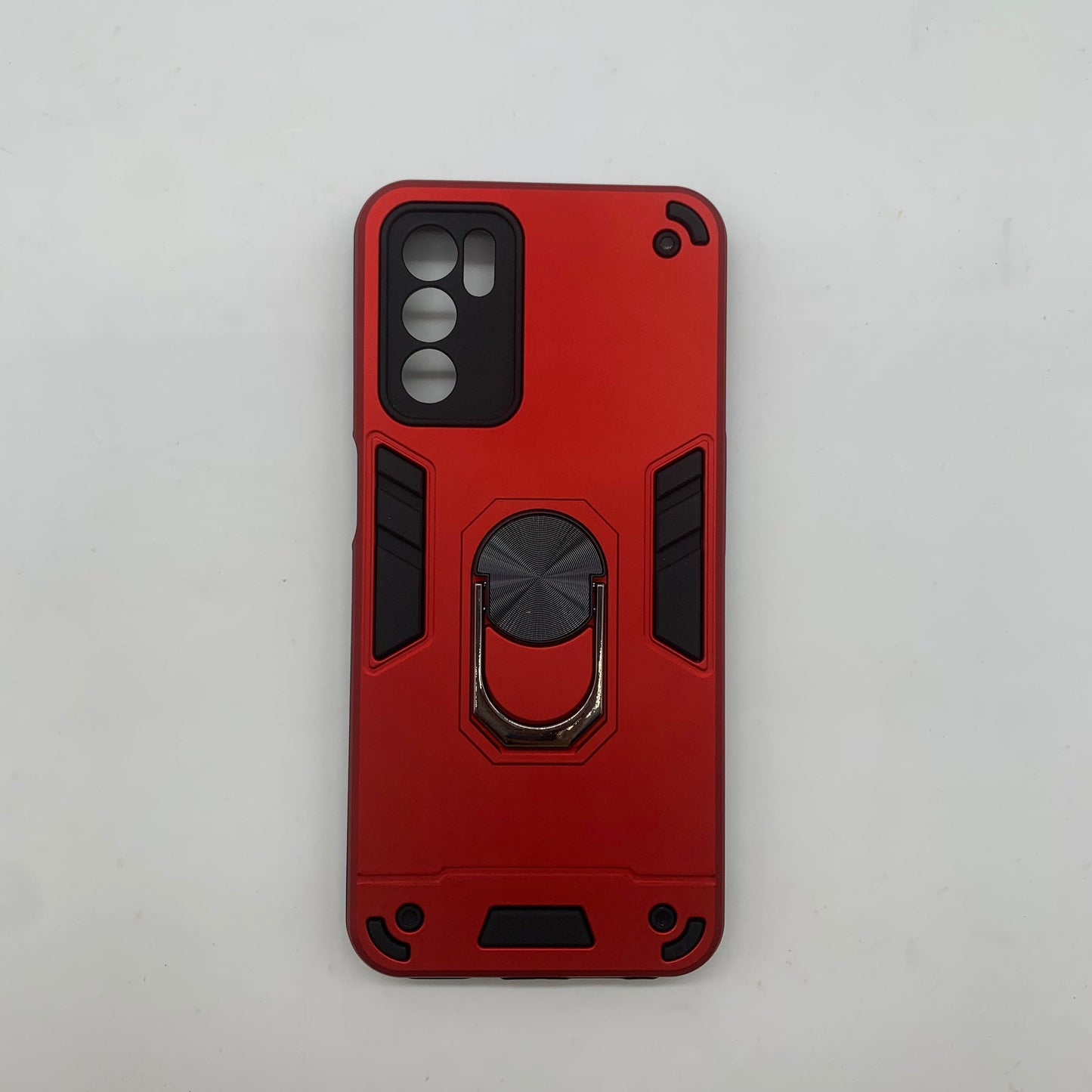 OPPO A16 Case with Ring Holder - Hard PC Shockproof Slim Cover