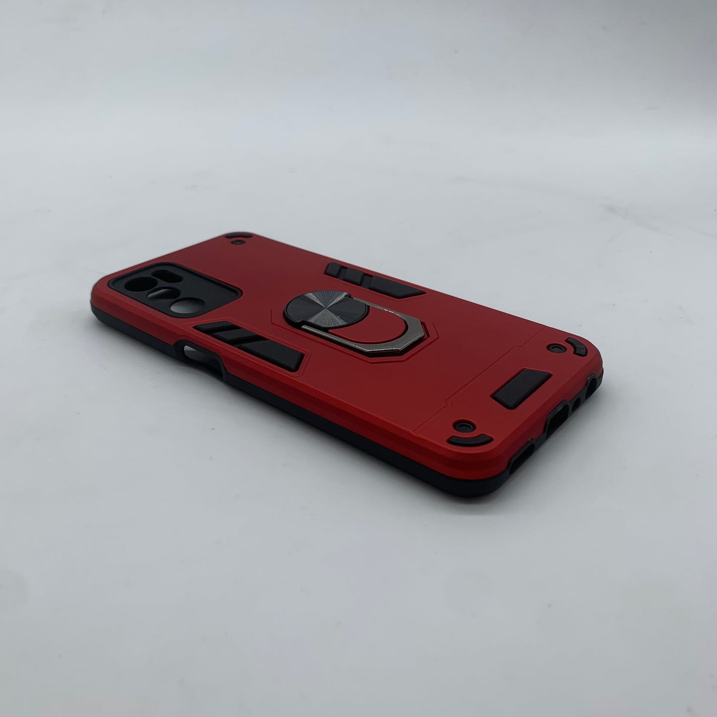 OPPO A16 Case with Ring Holder - Hard PC Shockproof Slim Cover