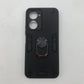 Vivo Y03 Hard PC Shockproof Case with Ring Holder - Slim Back Cover