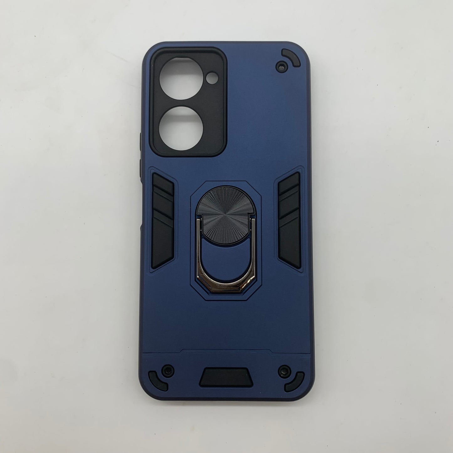 Vivo Y03 Hard PC Shockproof Case with Ring Holder - Slim Back Cover