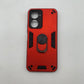 Vivo Y03 Hard PC Shockproof Case with Ring Holder - Slim Back Cover