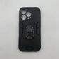 iPhone 16 Pro Hard PC Case with Ring Holder - Shockproof Slim Cover