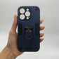 iPhone 16 Pro Hard PC Case with Ring Holder - Shockproof Slim Cover