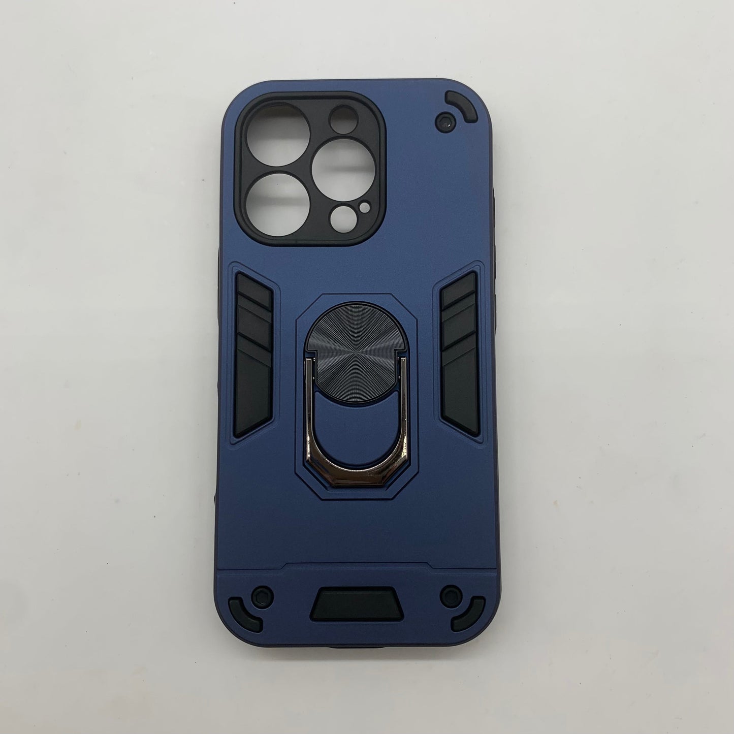 iPhone 16 Pro Hard PC Case with Ring Holder - Shockproof Slim Cover