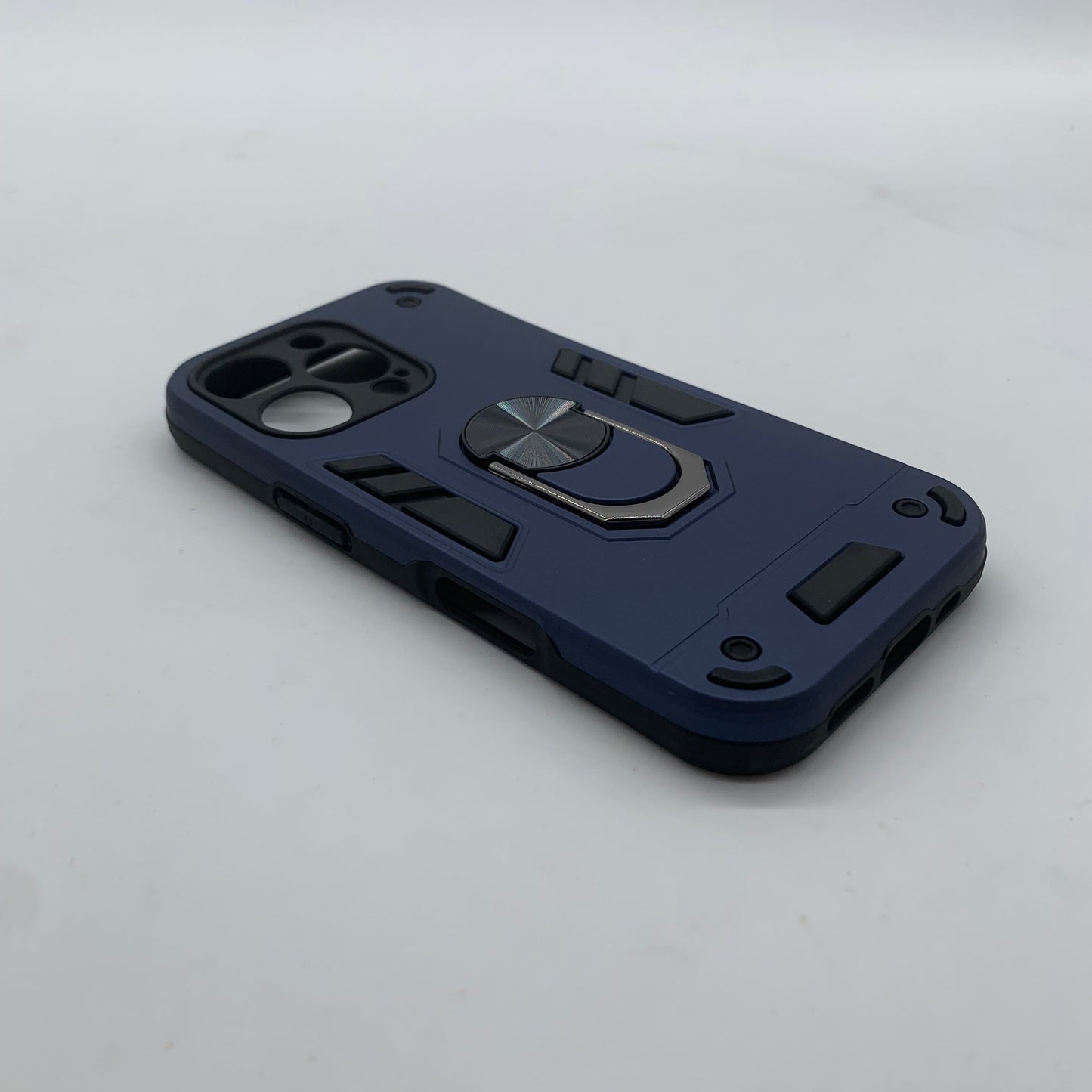 iPhone 16 Pro Hard PC Case with Ring Holder - Shockproof Slim Cover